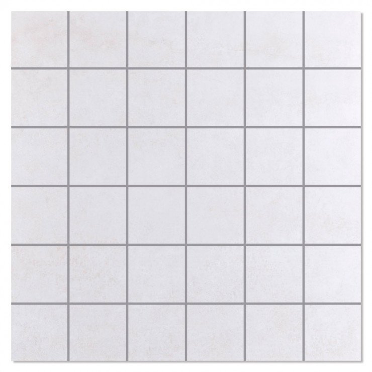 Mosaik Klinker Almofala Vit Polerad 30x30 (5x5) cm-1